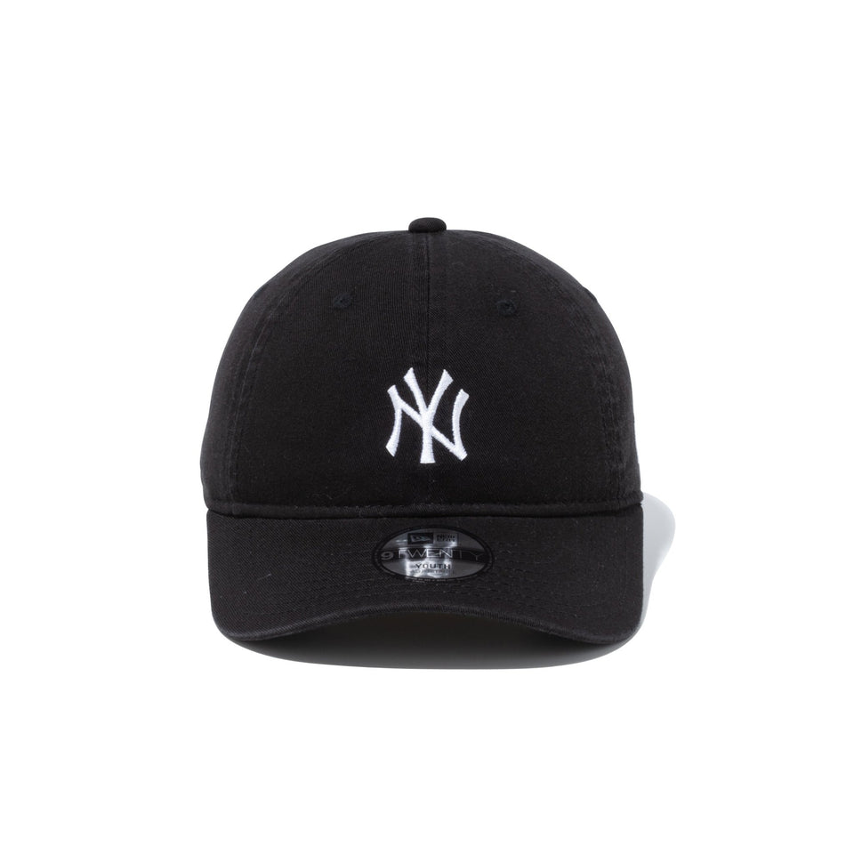 Youth 9TWENTY ニューヨーク・ヤンキース ミッドロゴ ブラック × スノーホワイト - 13517710-YTH | NEW ERA ニューエラ公式オンラインストア