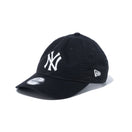 Youth 9TWENTY ウォッシュドコットン ニューヨーク・ヤンキース ブラック × ホワイト ハンドウォッシャブル - 13565799-YTH | NEW ERA ニューエラ公式オンラインストア