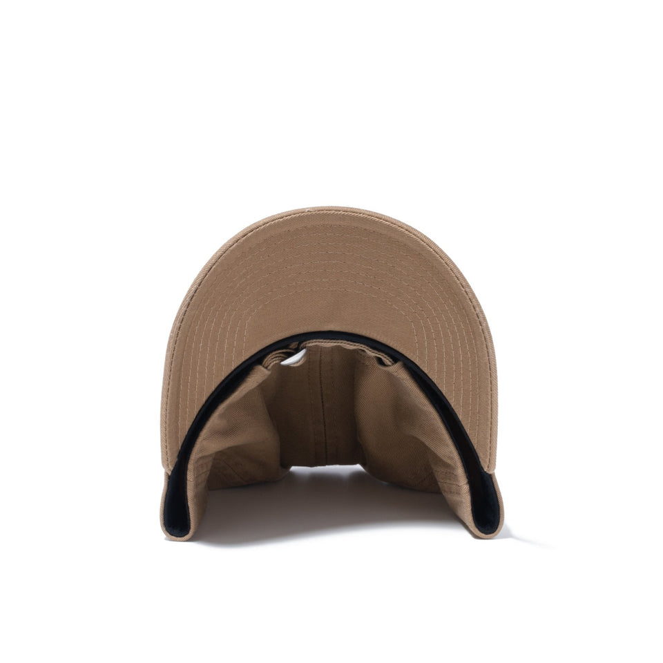 Youth 9TWENTY ウォッシュドコットン ボックスロゴ カーキ × ホワイト ハンドウォッシャブル - 13565803-YTH | NEW ERA ニューエラ公式オンラインストア