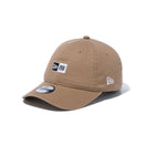 Youth 9TWENTY ウォッシュドコットン ボックスロゴ カーキ × ホワイト ハンドウォッシャブル - 13565803-YTH | NEW ERA ニューエラ公式オンラインストア