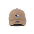 Youth 9TWENTY ウォッシュドコットン ボックスロゴ カーキ × ホワイト ハンドウォッシャブル - 13565803-YTH | NEW ERA ニューエラ公式オンラインストア