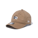 Youth 9TWENTY ウォッシュドコットン ボックスロゴ カーキ × ホワイト ハンドウォッシャブル - 13565803-YTH | NEW ERA ニューエラ公式オンラインストア