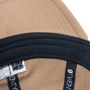 Youth 9TWENTY ウォッシュドコットン ボックスロゴ カーキ × ホワイト ハンドウォッシャブル - 13565803-YTH | NEW ERA ニューエラ公式オンラインストア