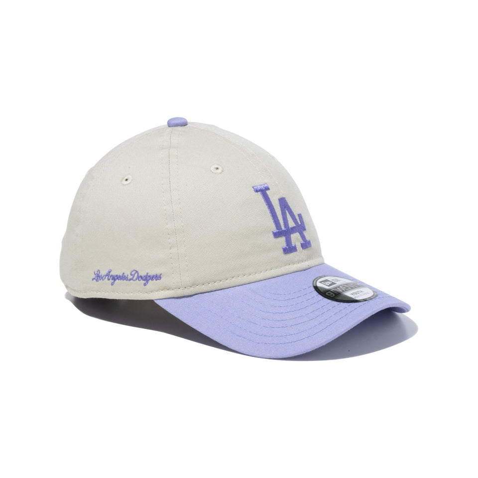 Youth 9TWENTY 2-Tone ロサンゼルス・ドジャース ストーン ラベンダーバイザー - 14111954-YTH | NEW ERA ニューエラ公式オンラインストア