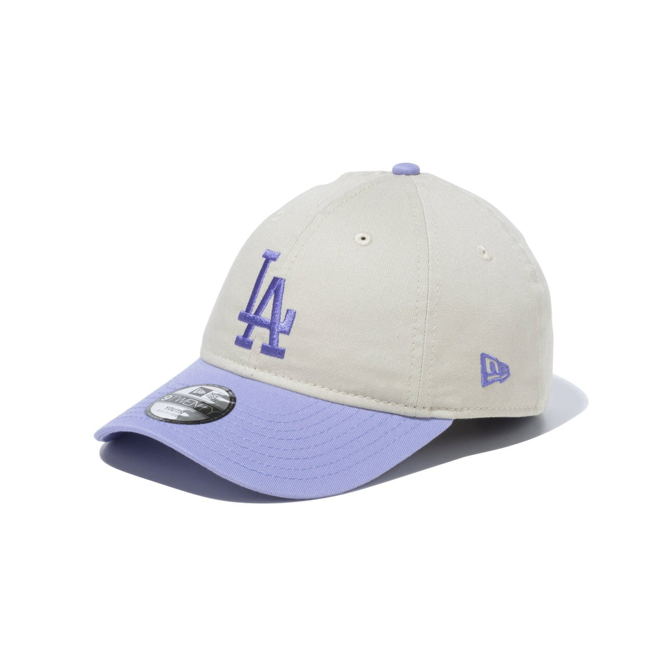 Youth 9TWENTY 2-Tone ロサンゼルス・ドジャース ストーン ラベンダーバイザー - 14111954-YTH | NEW ERA ニューエラ公式オンラインストア