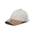 Youth 9TWENTY 2-Tone アトランタ・ブレーブス ストーン カーキバイザー - 14111975-YTH | NEW ERA ニューエラ公式オンラインストア