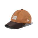 Youth 9TWENTY Duck Canvas Hunting ダックキャンバス ウーブンパッチ ライトブロンズ ブラウンスウェードバイザー - 13762834-YTH | NEW ERA ニューエラ公式オンラインストア