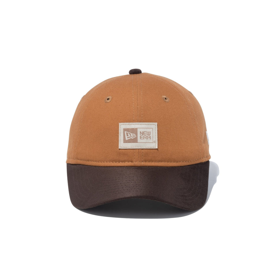 Youth 9TWENTY Duck Canvas Hunting ダックキャンバス ウーブンパッチ ライトブロンズ ブラウンスウェードバイザー - 13762834-YTH | NEW ERA ニューエラ公式オンラインストア