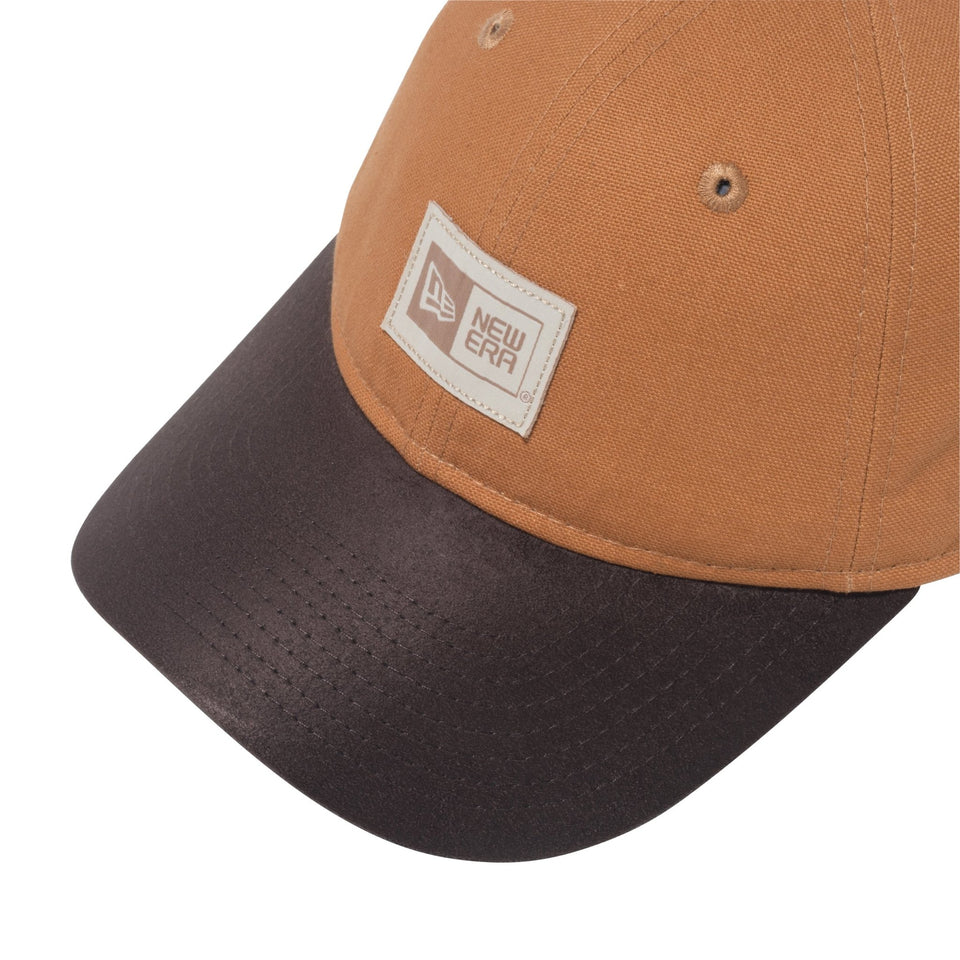 Youth 9TWENTY Duck Canvas Hunting ダックキャンバス ウーブンパッチ ライトブロンズ ブラウンスウェードバイザー - 13762834-YTH | NEW ERA ニューエラ公式オンラインストア