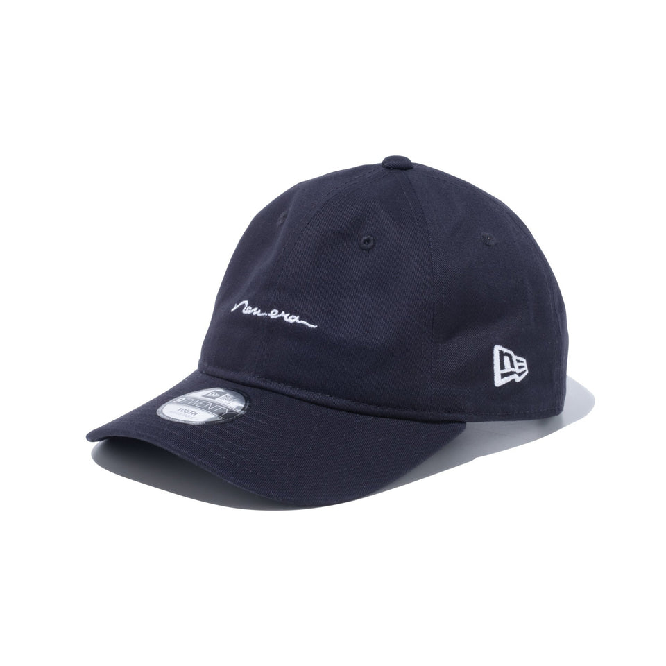 Youth 9TWENTY Handwritten Logo スクリプトロゴ ネイビー - 13762829-YTH | NEW ERA ニューエラ公式オンラインストア
