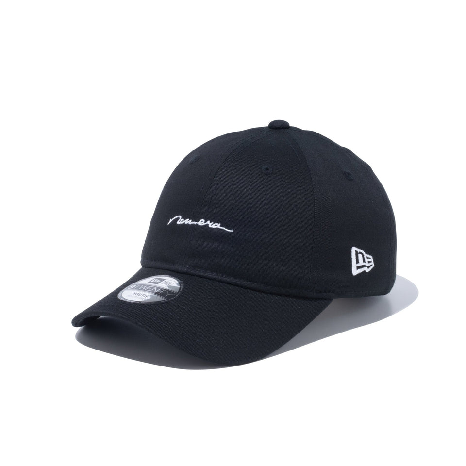 Youth 9TWENTY Handwritten Logo スクリプトロゴ ブラック - 13762832-YTH | NEW ERA ニューエラ公式オンラインストア
