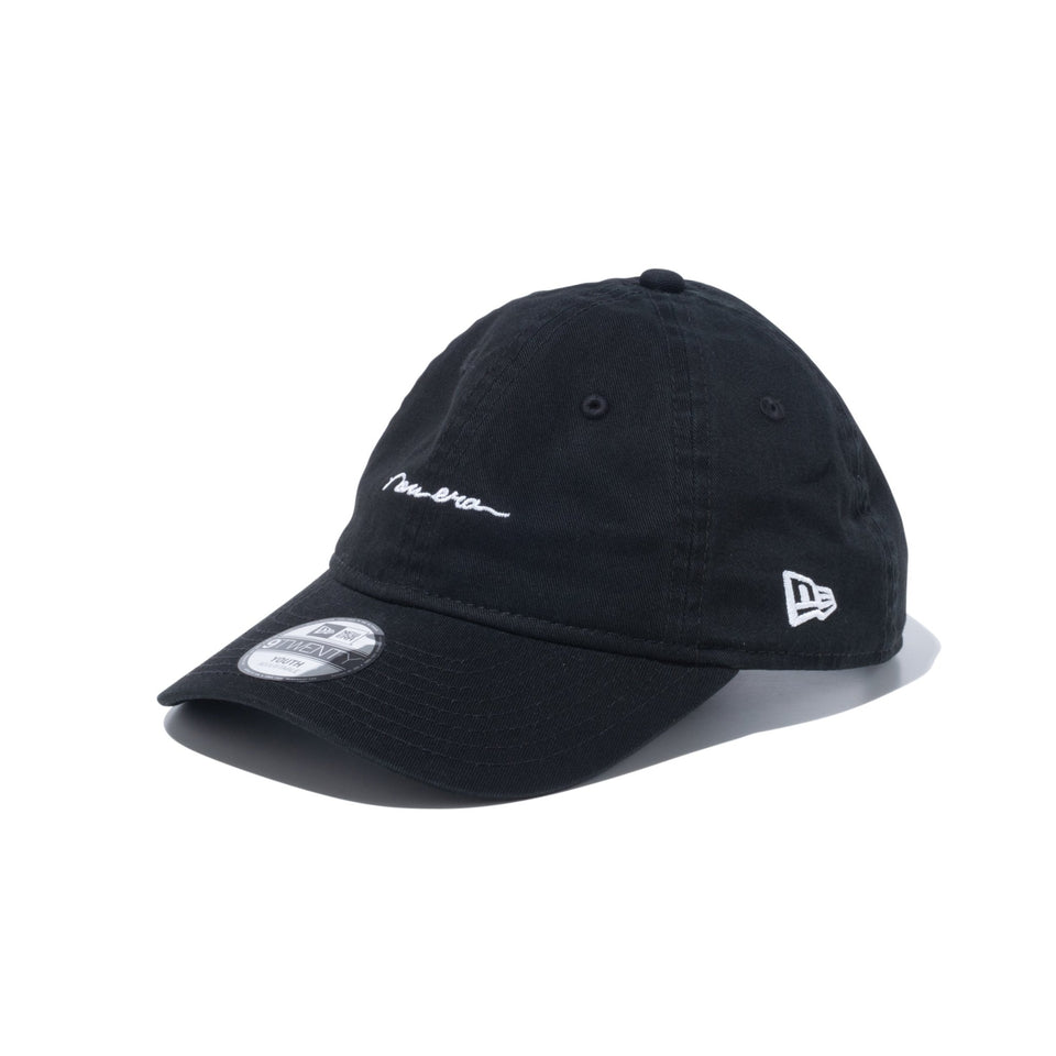 Youth 9TWENTY Handwritten Logo ブラック - 14111958-YTH | NEW ERA ニューエラ公式オンラインストア