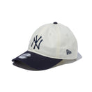 Youth 9TWENTY MLB 2-Tone ニューヨーク・ヤンキース クロームホワイト ネイビーバイザー - 13762819-YTH | NEW ERA ニューエラ公式オンラインストア