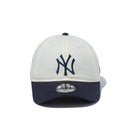Youth 9TWENTY MLB 2-Tone ニューヨーク・ヤンキース クロームホワイト ネイビーバイザー - 13762819-YTH | NEW ERA ニューエラ公式オンラインストア
