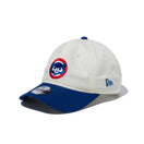 Youth 9TWENTY MLB 2-Tone シカゴ・カブス クロームホワイト ライトロイヤルバイザー - 13762837-YTH | NEW ERA ニューエラ公式オンラインストア