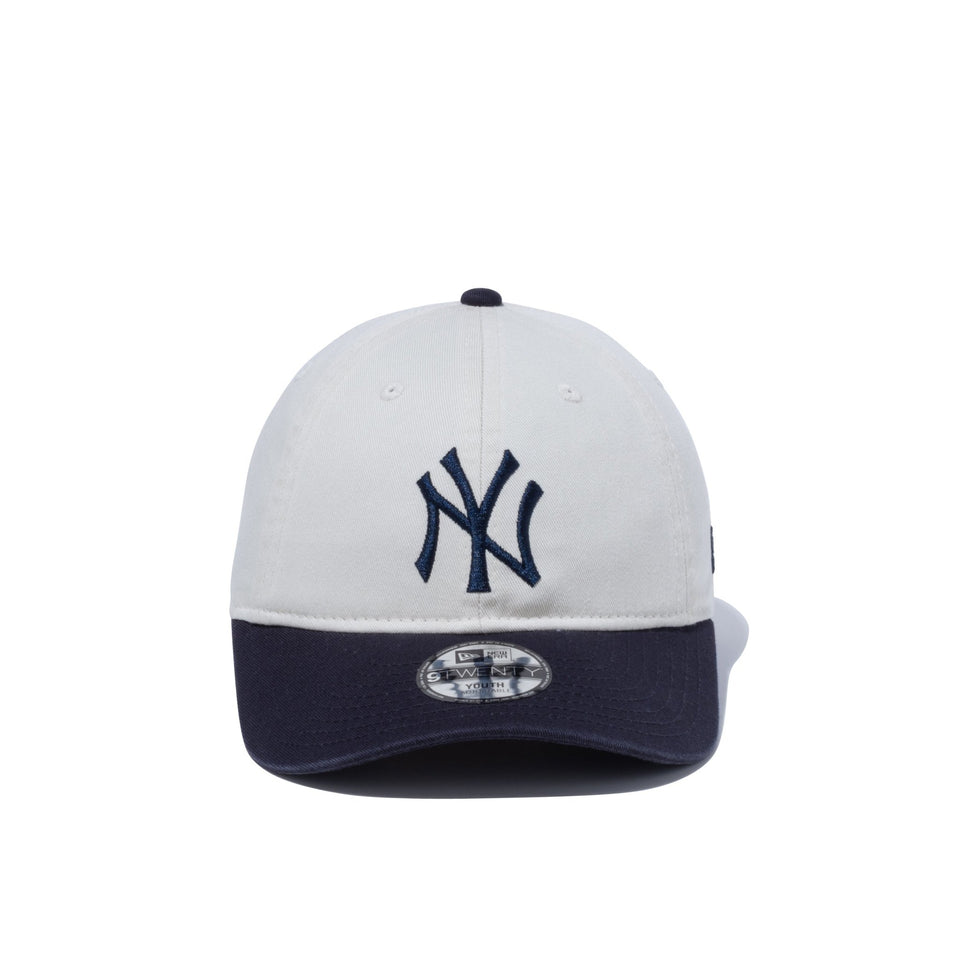 Youth 9TWENTY MLB Color Custom ニューヨーク・ヤンキース アイボリー/ネイビー - 13327533-YTH | NEW ERA ニューエラ公式オンラインストア