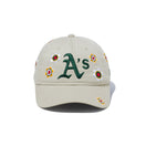 Youth 9TWENTY MLB Flower Embroidery オークランド・アスレチックス ストーン - 13762816-YTH | NEW ERA ニューエラ公式オンラインストア
