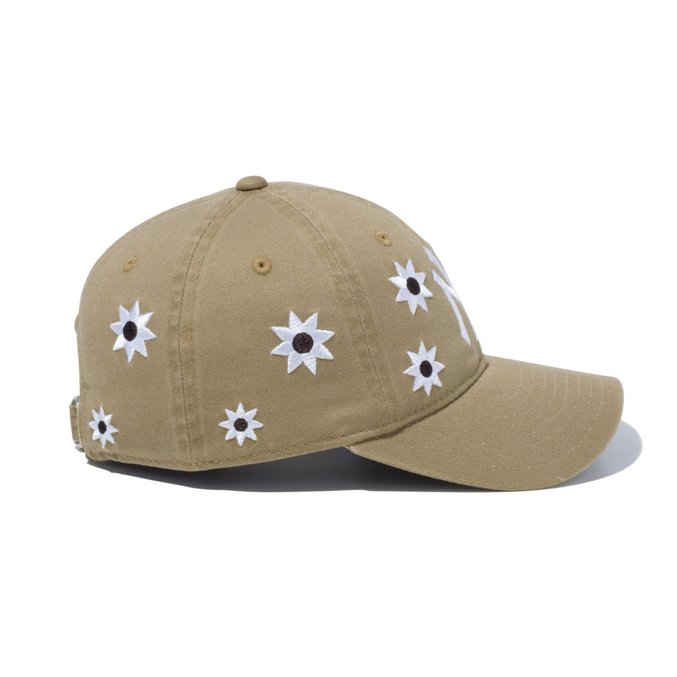 9TWENTY Flower Embroidery カーキ | ニューエラオンラインストア