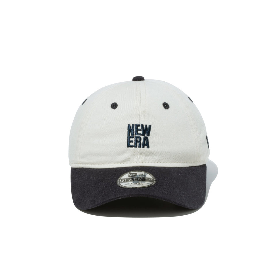 Youth 9TWENTY Square New Era スクエアニューエラ アイボリー × ミッドナイトネイビー ネイビーバイザー - 13517697-YTH | NEW ERA ニューエラ公式オンラインストア