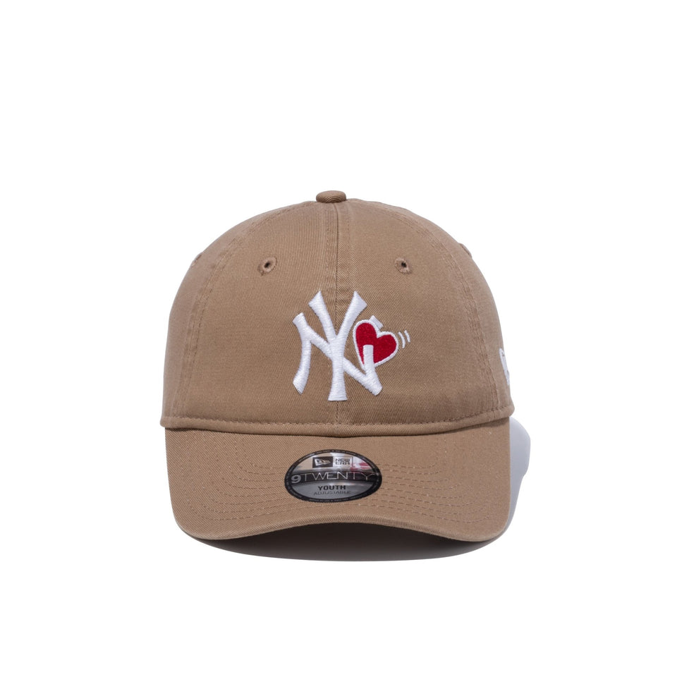 Youth 9TWENTY With Heart ニューヨーク・ヤンキース カーキ - 13327524-YTH | NEW ERA ニューエラ公式オンラインストア