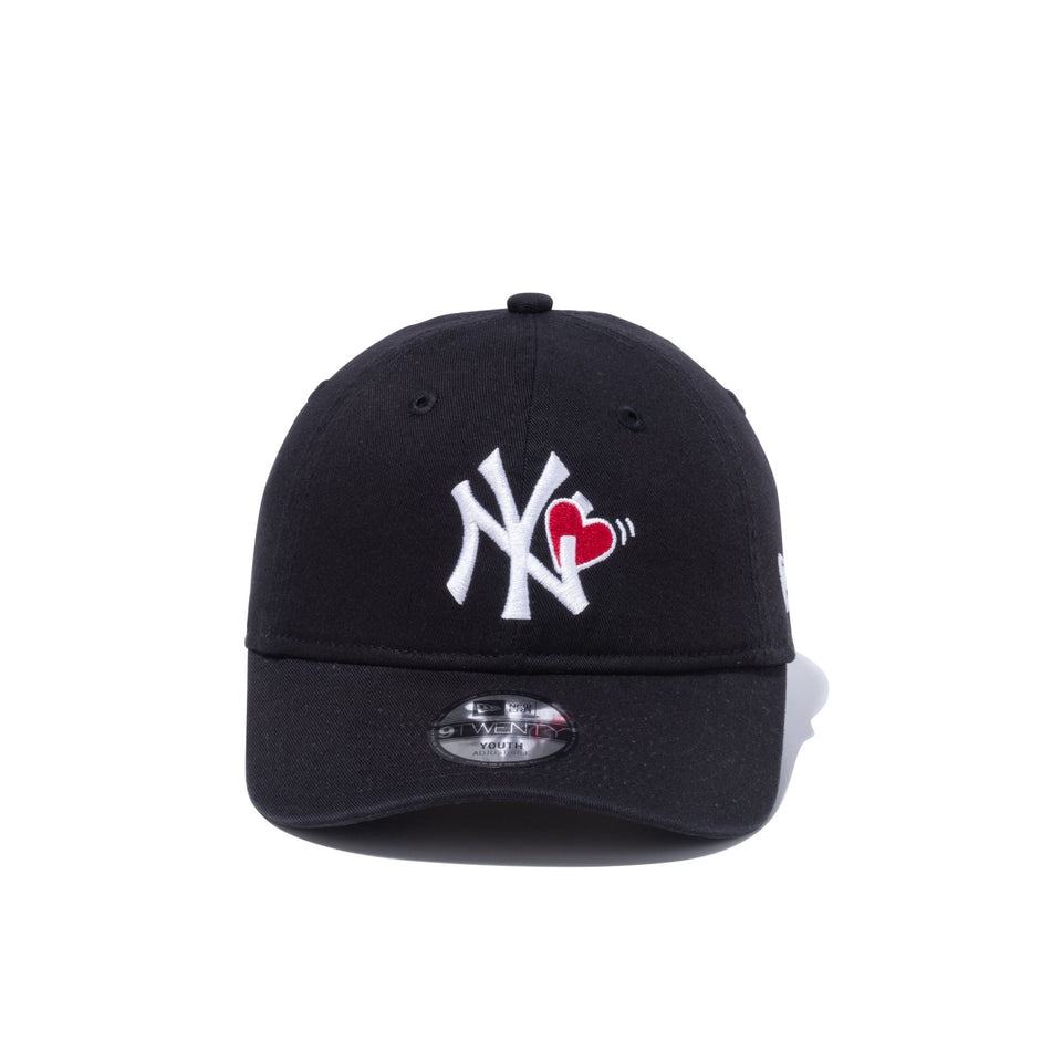 Youth 9TWENTY With Heart ニューヨーク・ヤンキース ブラック - 13327525-YTH | NEW ERA ニューエラ公式オンラインストア