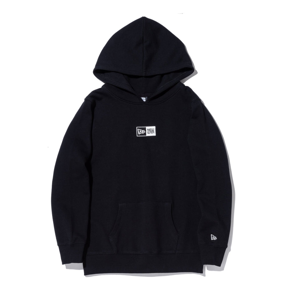 Youth 裏毛 スウェット プルオーバーフーディー Box Logo Embroidery ボックスロゴ ブラック - 13755262-130 | NEW ERA ニューエラ公式オンラインストア