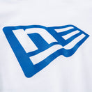 Youth 長袖 コットン Tシャツ フラッグロゴ ホワイト × ブルー - 12542571-130 | NEW ERA ニューエラ公式オンラインストア