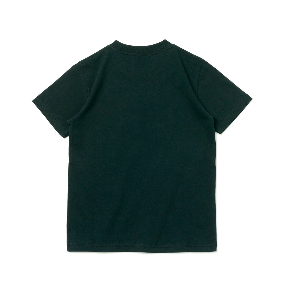 Youth 半袖 コットン Tシャツ Flag Logo フラッグロゴ ブラック × ホワイト - 13516688-130 | NEW ERA ニューエラ公式オンラインストア