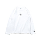 Youth 長袖 コットン Tシャツ Flag Logo Mini ホワイト レギュラーフィット - 13755265-130 | NEW ERA ニューエラ公式オンラインストア