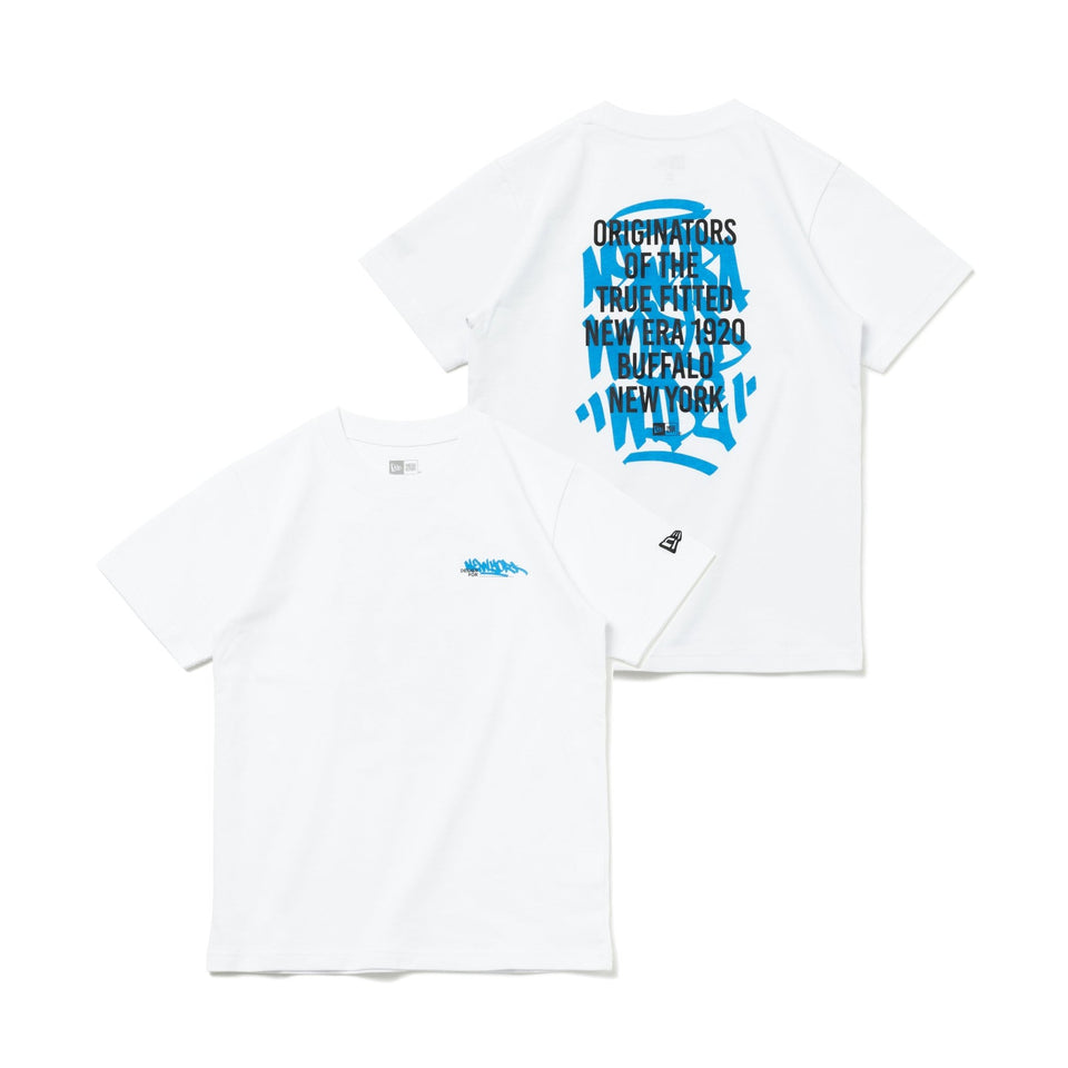 Youth 半袖 コットン Tシャツ Graffiti ホワイト - 14111850-130 | NEW ERA ニューエラ公式オンラインストア