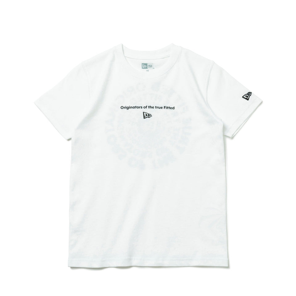 Youth 半袖 コットン Tシャツ Originators of the True Fitted ホワイト - 13516684-130 | NEW ERA ニューエラ公式オンラインストア
