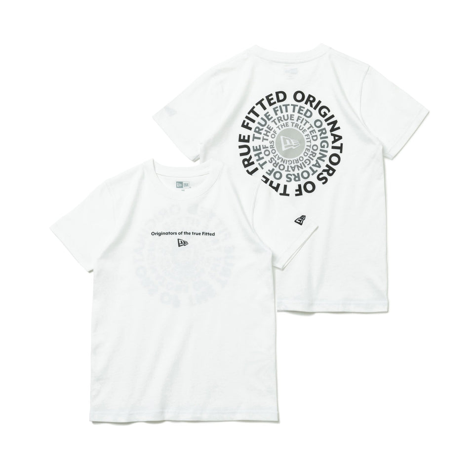 Youth 半袖 コットン Tシャツ Originators of the True Fitted ホワイト - 13516684-130 | NEW ERA ニューエラ公式オンラインストア