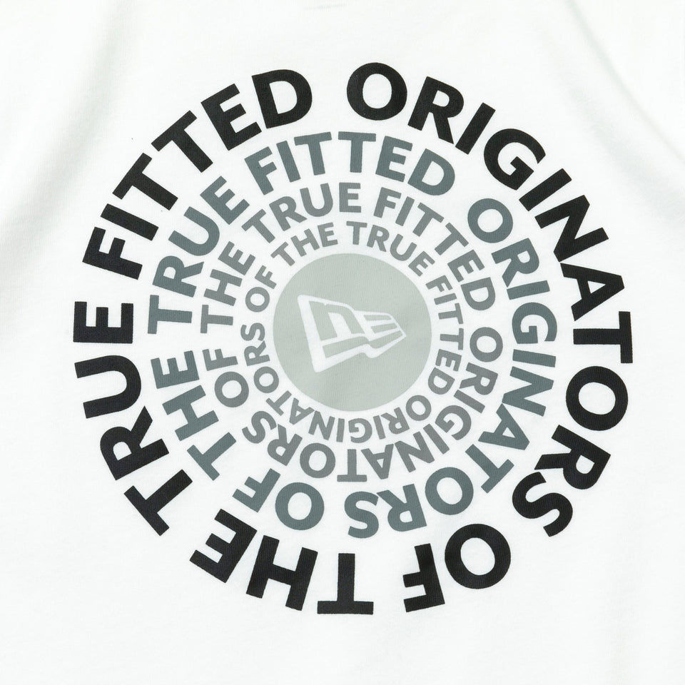 Youth 半袖 コットン Tシャツ Originators of the True Fitted ホワイト - 13516684-130 | NEW ERA ニューエラ公式オンラインストア
