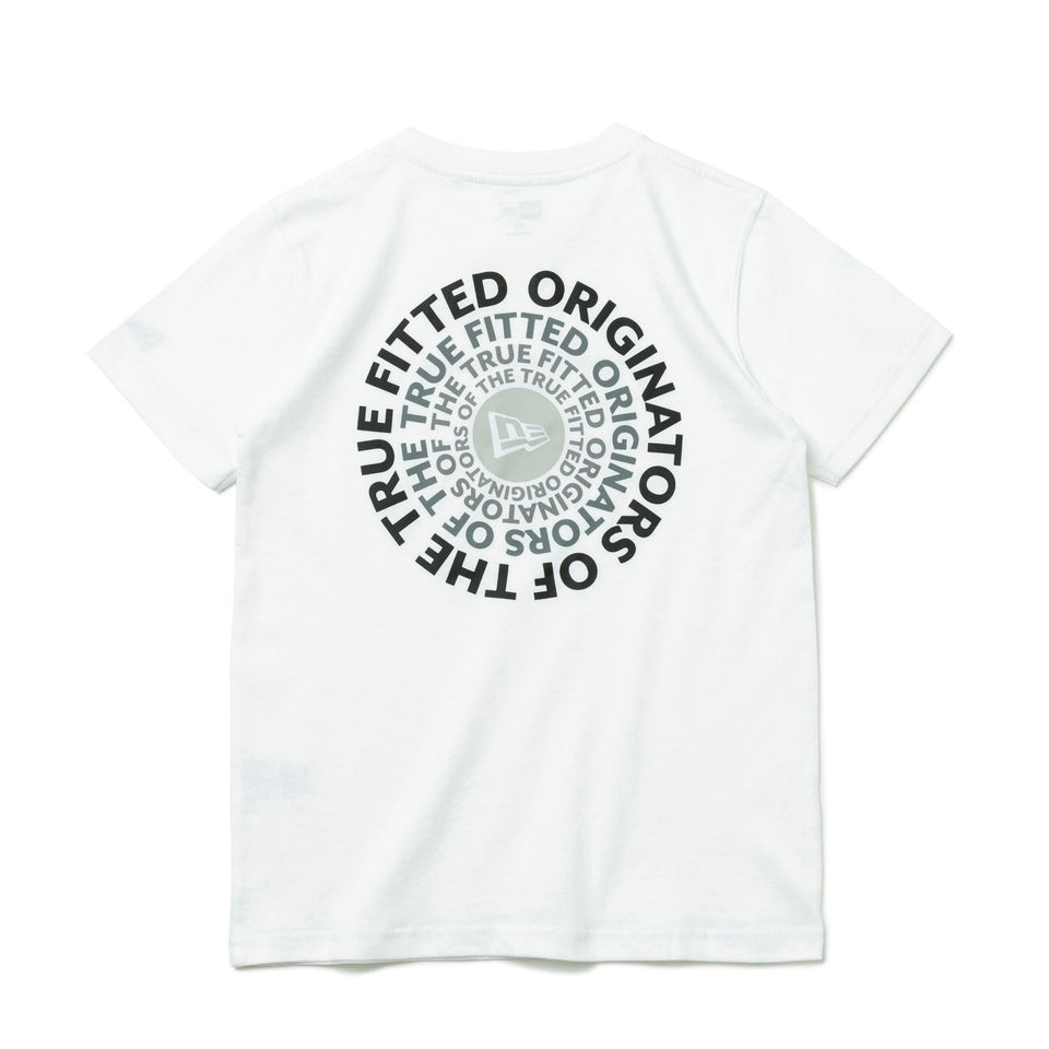 Youth 半袖 コットン Tシャツ Originators of the True Fitted ホワイト - 13516684-130 | NEW ERA ニューエラ公式オンラインストア