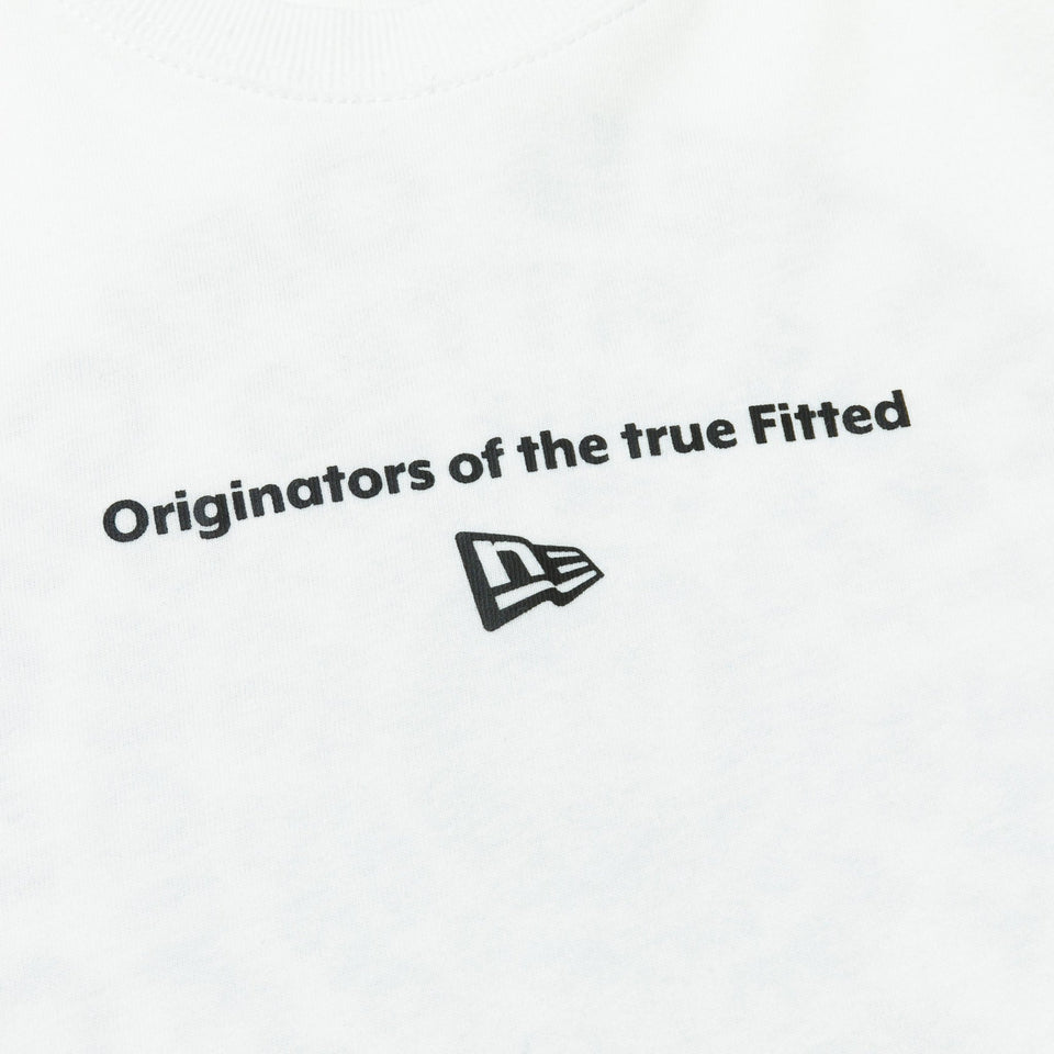 Youth 半袖 コットン Tシャツ Originators of the True Fitted ホワイト - 13516684-130 | NEW ERA ニューエラ公式オンラインストア