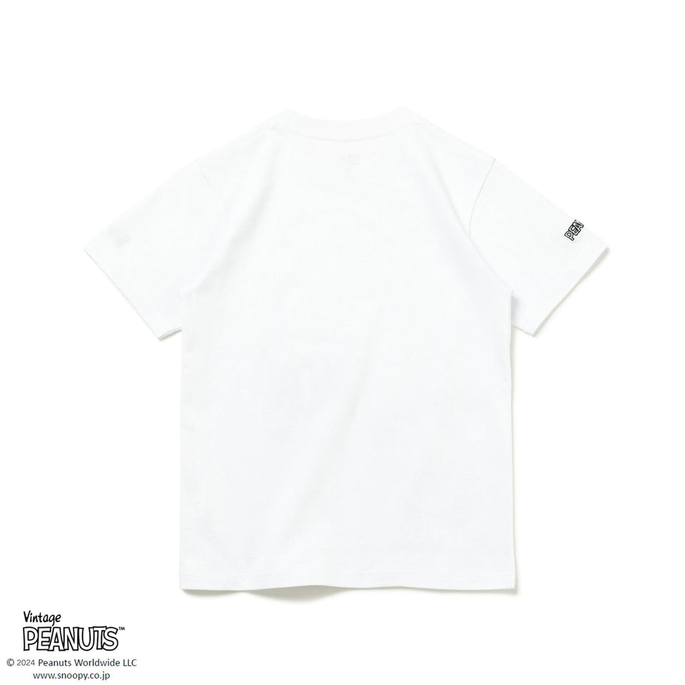 Youth 半袖 コットンTシャツ PEANUTS ピーナッツ スヌーピー ホワイト - 14124661-130 | NEW ERA ニューエラ公式オンラインストア