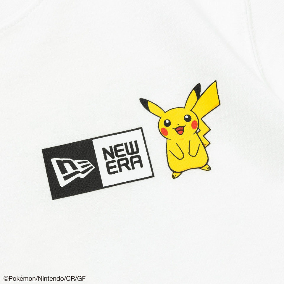 Youth 半袖 コットン Tシャツ Pokémon ポケモン ピカチュウ イーブイフレンズ ホワイト - 14124541-130 | NEW ERA ニューエラ公式オンラインストア