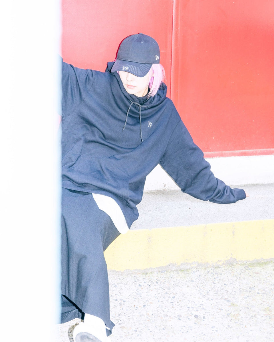 裏毛 スウェット プルオーバーフーディー Y's FW22 ブラック